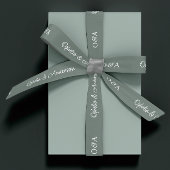 Modern handgeschreven script Initialen & namen bru Lint