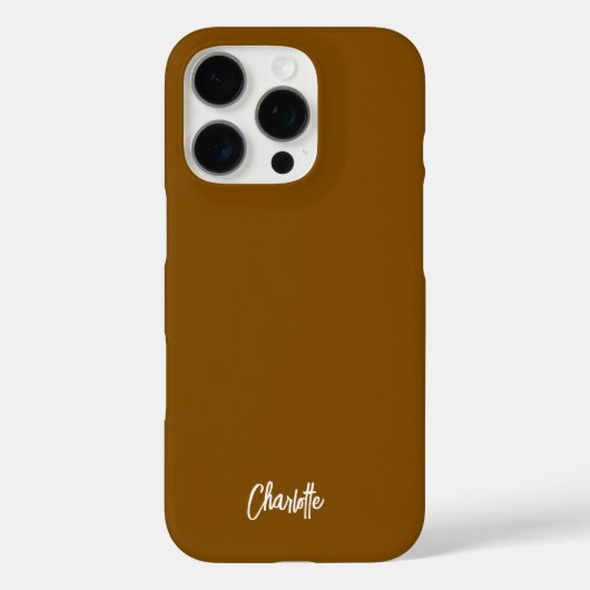 Modern handgeschreven script op maat Case-Mate iPhone case (Achterkant)