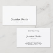 Modern Handschrift Naam Script Elegante Sjabloon Visitekaartje (Voorkant / Achterkant)