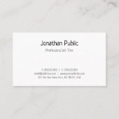 Modern handschrift script tekst eenvoudige Sjabloo Visitekaartje (Voorkant)