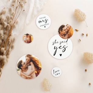 Modern handschrift script Vrijgezellenfeest decor Confetti