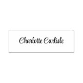 Modern Handwritten Script Custom Signature Zelfinktende Stempel (Design)