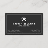 Modern Handyman Carpentry Home Improvement Visitekaartje (Voorkant)