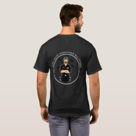 Modern handyman construction custom logo t-shirt