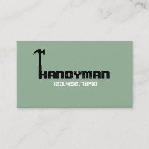 Modern Handyman Maintenance Visitekaartje