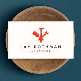 Modern Handyman Tools Home Improvement Visitekaartje