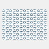 Modern Hanukkah-verpakkingspapier - marine Inpakpapier Vel (Voorkant 3)