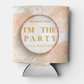 Modern Happy 50th Birthday Koelbox Blikjeskoeler (Voorkant)