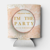 Modern Happy 50th Birthday Koelbox Blikjeskoeler (Achterkant)