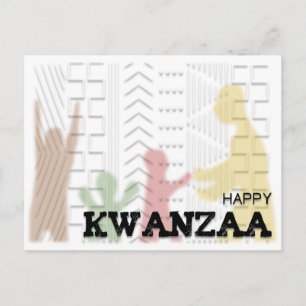 Modern Happy Kwanzaa Briefkaart