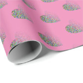 Modern hart roze patroon inpakpapier (Rol Hoek)