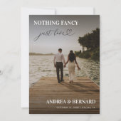 Modern Hart Script Niets bijzonders Gewoon Liefde  Kaart (Voorkant)