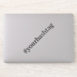 Modern Hashtag Sticker