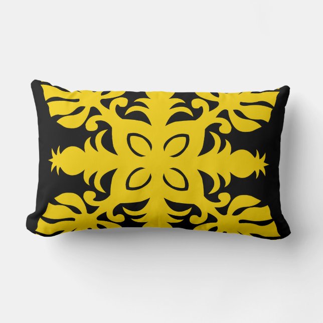 MODERN HAWAÏAN QUILT PILLOW-ananas Kussen (Voorkant)
