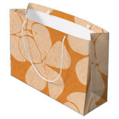 Modern Hawaiian Print model Plumerias Groot Cadeauzakje (Achterkant Gekanteld)