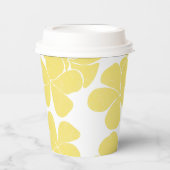 Modern Hawaiian Print model Plumerias Papieren Bekers (Voorkant)