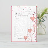 Modern He dit qu'elle a dit carte de jeu de douche (Debout devant)