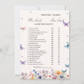 Modern He dit qu'elle a dit carte de jeu de douche (Devant)