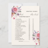 Modern He dit qu'elle a dit carte de jeu de douche (Devant)