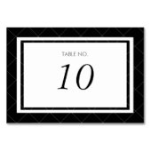 Modern Heart Table Number Kaart (Achterkant)