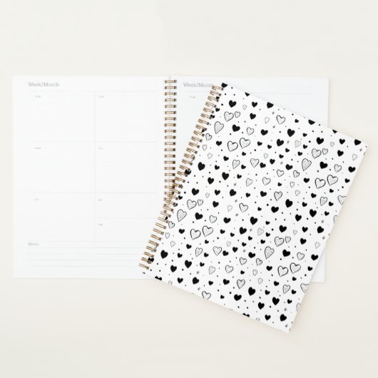 Modern Hearts Pattern (Devant avec enveloppe)