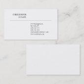 Modern hedendaags Visitekaartje (Voorkant / Achterkant)