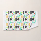 Modern, helder, geometrisch gevarieerd bad handdoek (Handdoek)