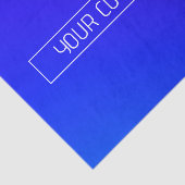 Modern helderblauw en Paarse gradiënt ombre Tissuepapier (Detail)