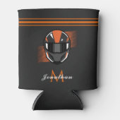 Modern Helmet Racing Motorcross - Aangepaste naam Blikjeskoeler (Voorkant)