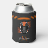 Modern Helmet Racing Motorcross - Aangepaste naam Blikjeskoeler (Blikje Achterkant)