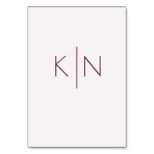 Modern Herfst gebladerte Herfst Trouwtafel Nummers Kaart (Achterkant)