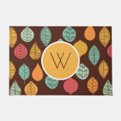 Modern Herfst Leaf Pattern Deurmat (Voorkant)