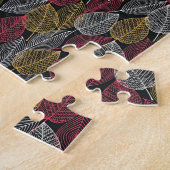 Modern herfst lekt lace Pattern Legpuzzel (Zijkant)