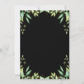 Modern herfst Little Pumpkin First Birthday Kaart (Achterkant)