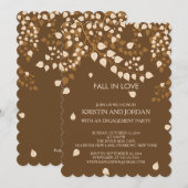 Modern herfst: verlofpartij kaart (Voorkant / Achterkant)