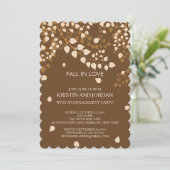 Modern herfst: verlofpartij kaart (Staand voorkant)