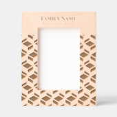 Modern herhalingspatroon gegraveerde lijstjes (Voorkant)