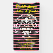 Modern Herinneringen maken Samen Vriend Cruise Spandoek (Verticaal)