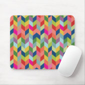 Modern Herringbone Pattern Muismat (Met muis)
