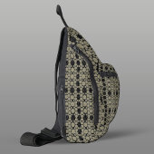 Modern Hexa Zwart Ivoor Wit Ursidae Sling Bag