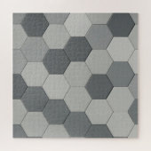 Modern Hexagon Tile Geometric Pattern Legpuzzel (Horizontaal)