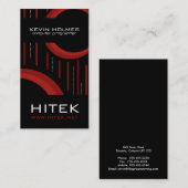 Modern Hi-Tech Visitekaartje (Voorkant / Achterkant)
