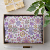 Modern Hippie Floral Pattern | Botanisch Tissuepapier (Geschenk)