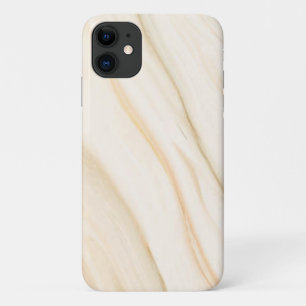 modern Hoesje met bruine golfmarmer Barely