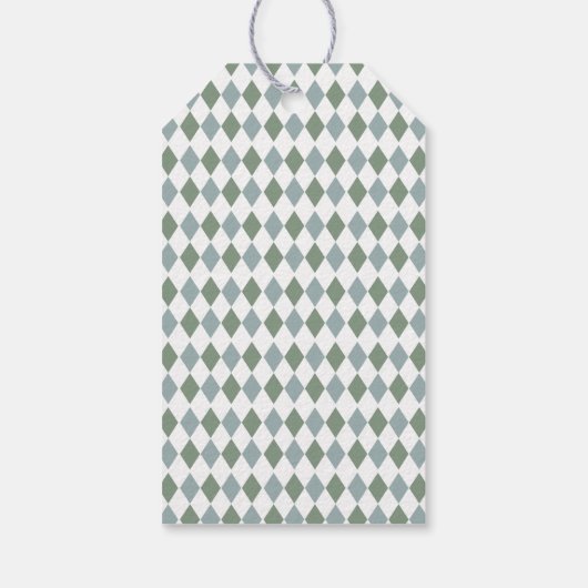 Modern Hole in One Par-t-shirt golf Verjaardag Cadeaulabel (Achterkant)