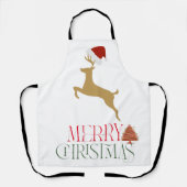 Modern Holiday Christmas  Schort (Voorkant)