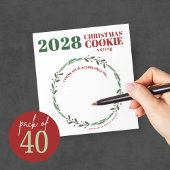 Modern Holiday Contest Stemmen Notitieblok Pack va