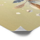 Modern Holiday Flowers Poster (Hoek)