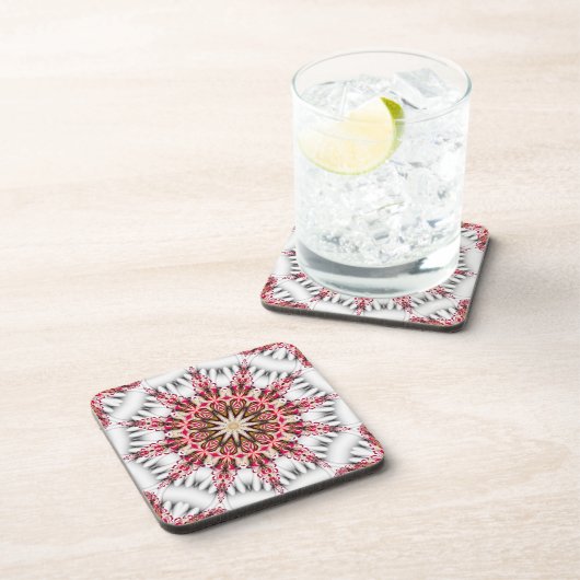 Modern Holiday Snowflake Cork Onderzetters (Rechterzijde)