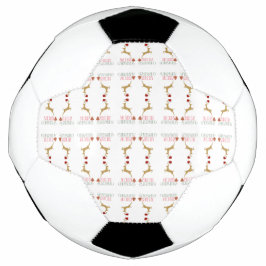 Modern Holiday Soccer Ball Christmas Voetbal